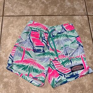 Vineyard Vines Tropical Leaf Swim Trunks